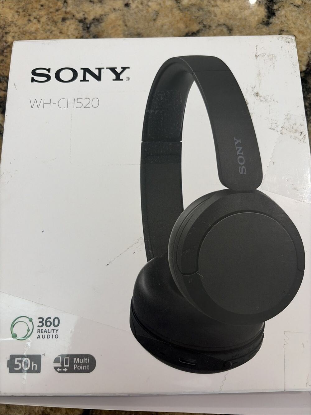 Sony WH-CH720N Wireless Over-Ear Headphones - Black